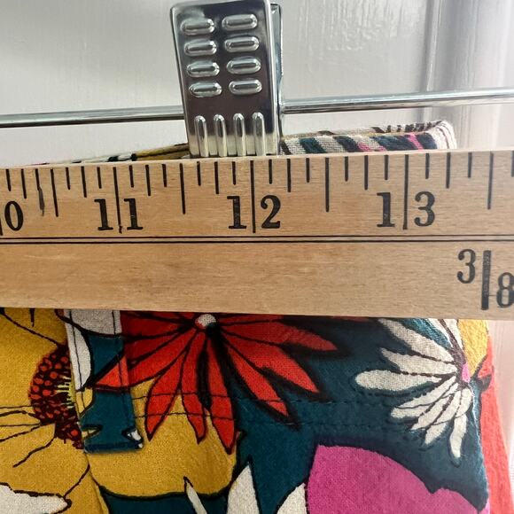 Free People Tessa Tapered Floral Trousers Multicolor Size 4 NEW - Picture 6 of 11